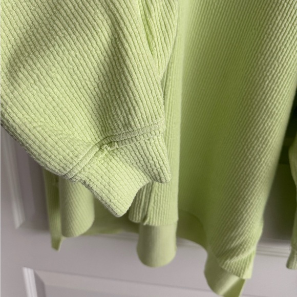 Aerie Lime Green Oversized Shirt XL - Picture 4 of 9